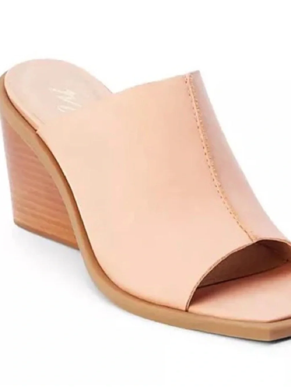 Matisse Lillie Blush Pink Open-Toe Block Heel Mule NIB 8 Med